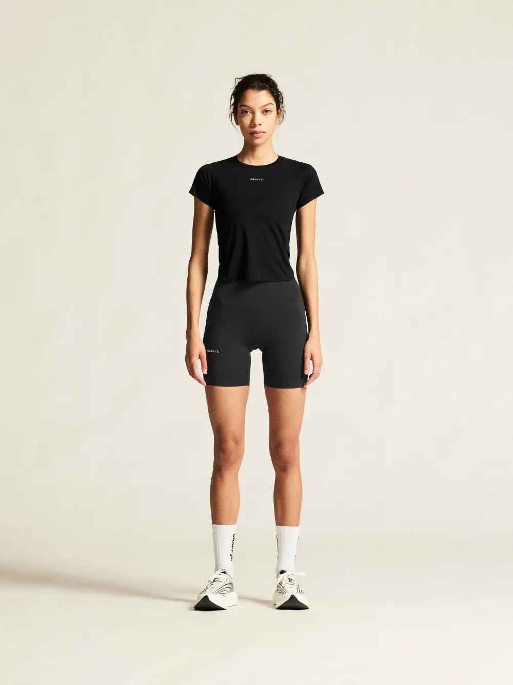 Craft - pantaloni scurti - Hypervent Short Tights - Black - L