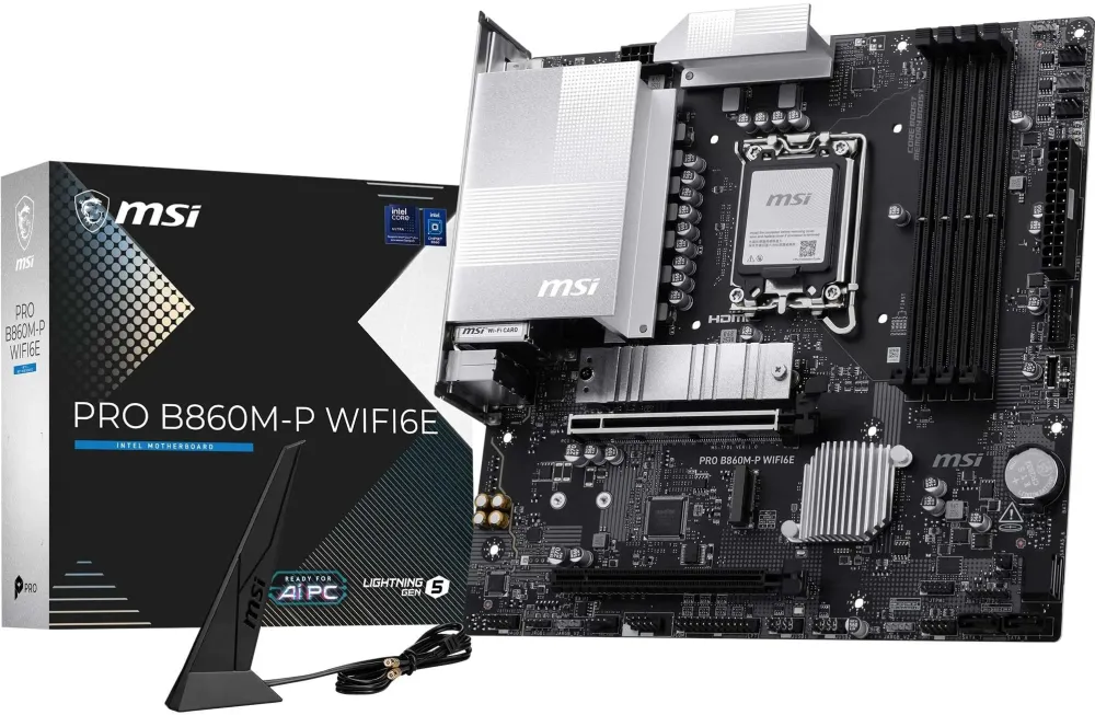 Motherboard PRO B860M-P WIFI6E am5 4DDR5 mATX