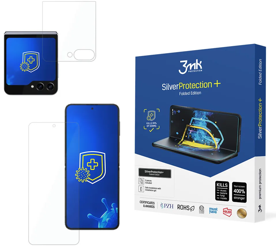 Samsung Galaxy Z Flip 5 - 3mk SilverProtection+ Folded Edition