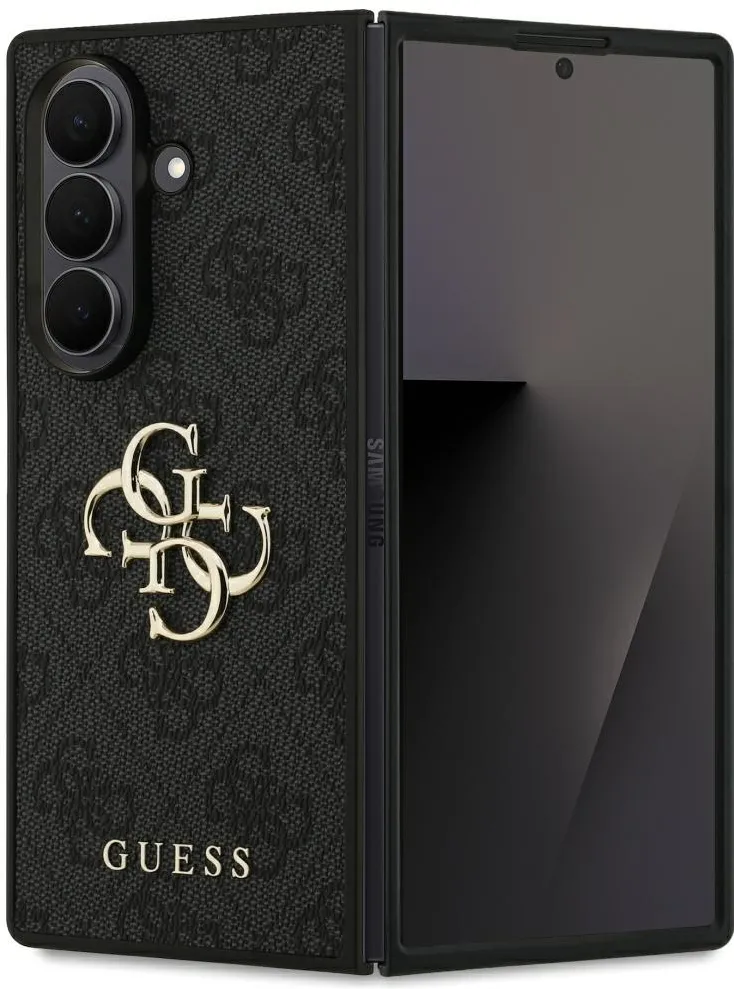Guess Big 4G Logo Classic Logo Case for Samsung Galaxy Z Fold7 - Black