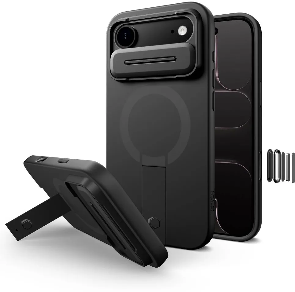 Tech-Protect Kevlar Aura MagSafe Case for iPhone Air - Black