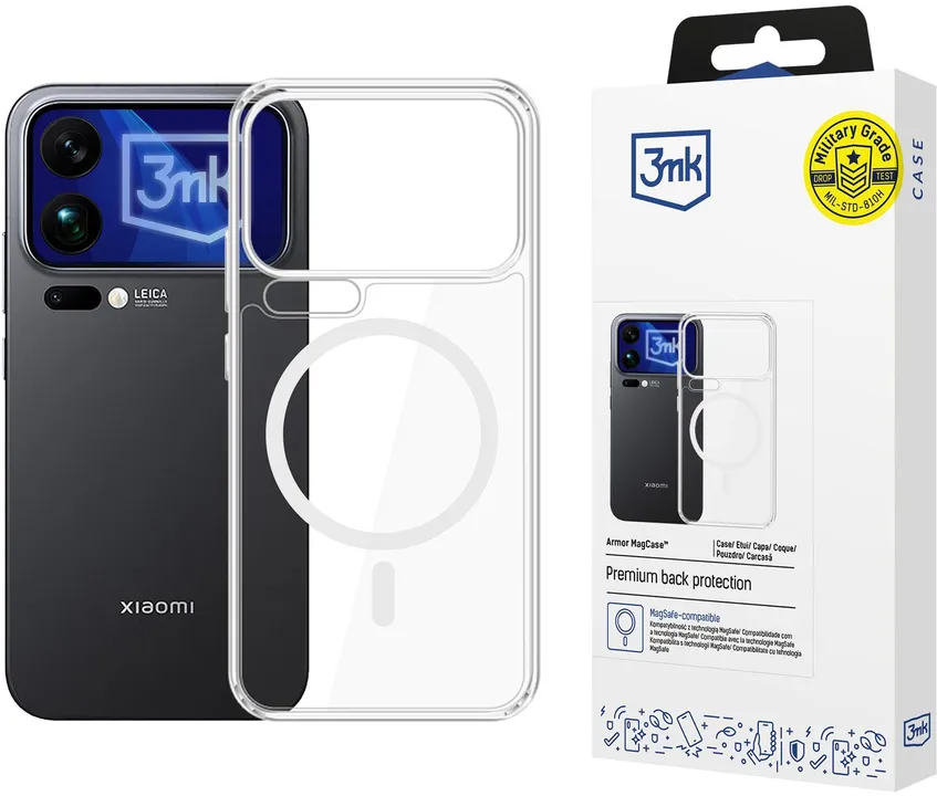 3mk Armor MagCase for Xiaomi 17 Pro - transparent