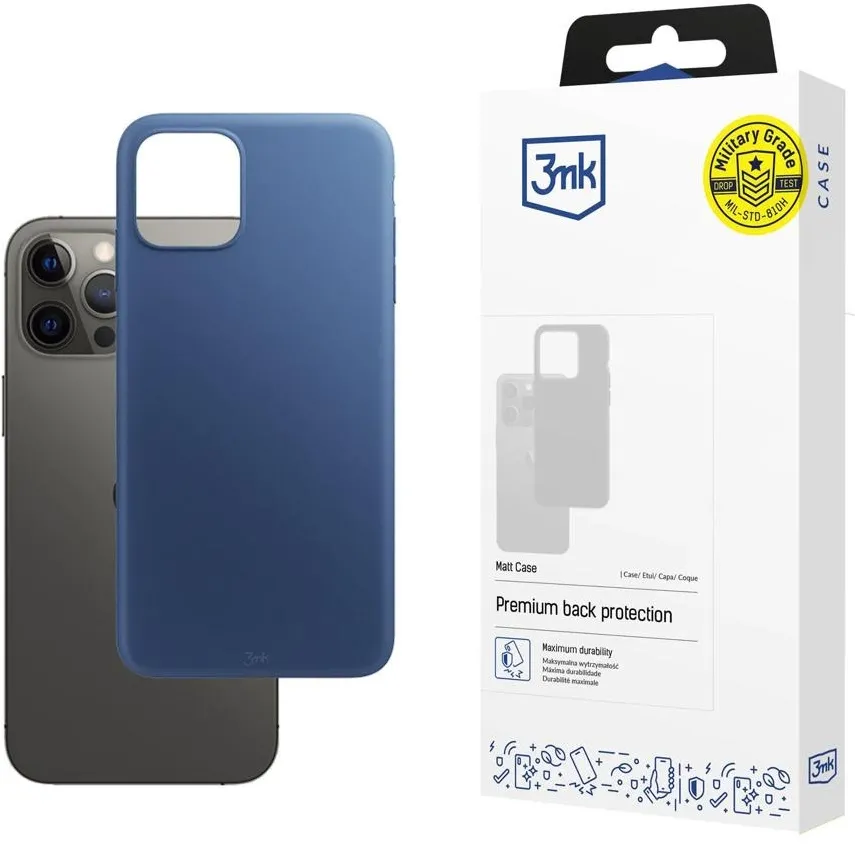 3mk Matt Case for iPhone 12 Pro Max - Matte Blue
