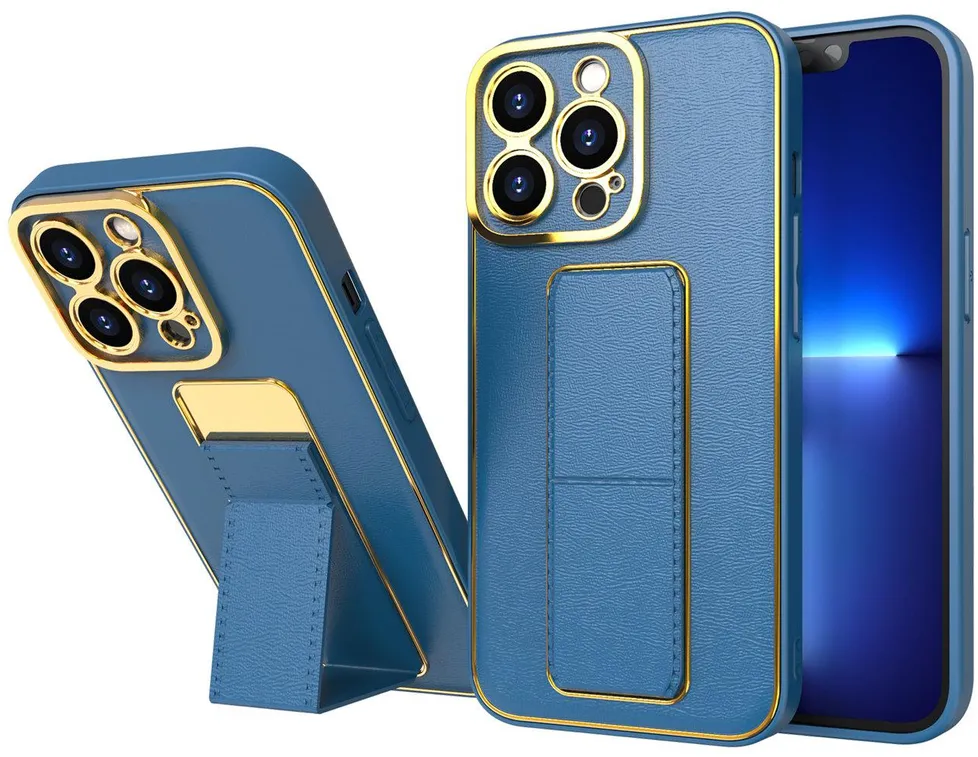 New Kickstand Case case for iPhone 13 Pro with stand blue