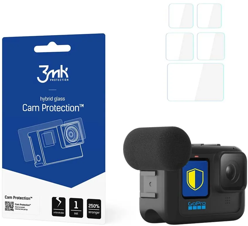 3mk Cam Protection protective glass for GoPro Hero 9 / 10 / 11