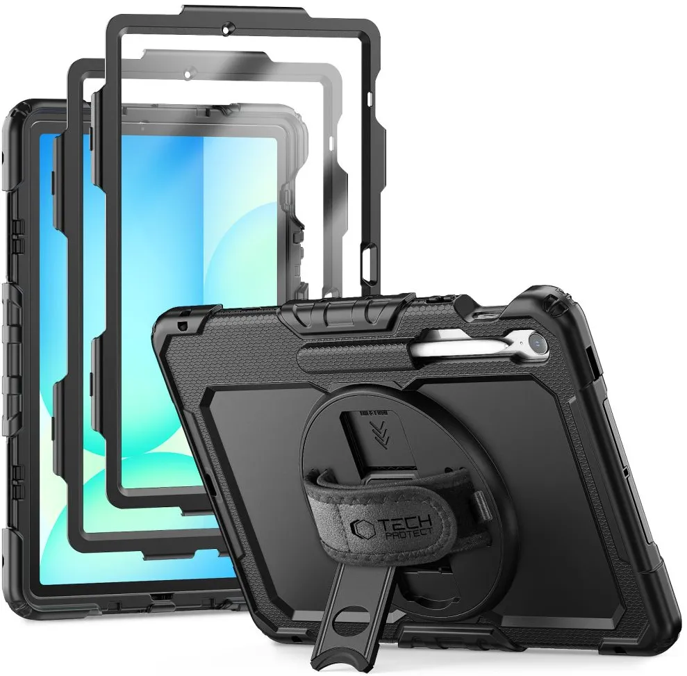 TECH-PROTECT Husa de protectie tableta Tech-Protect Solid pentru Galaxy Tab S10 Fe+ Plus 13.1 X620 / X626B Negru
