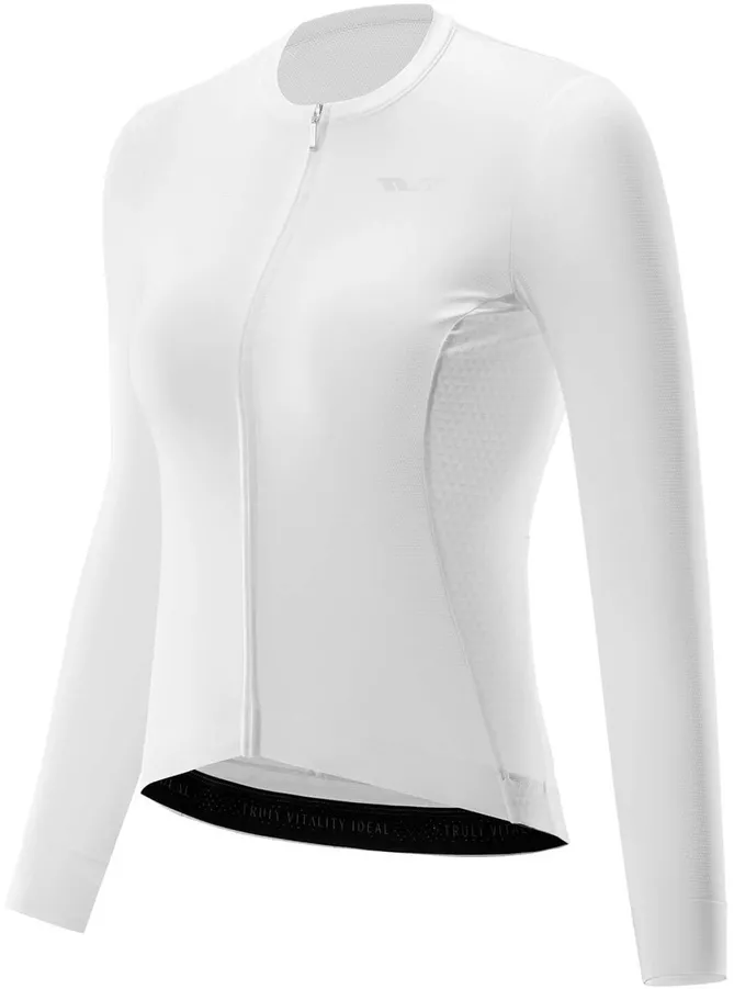 Rockbros 15210006004 TVI Women's Cycling Jersey Long Sleeve M - White