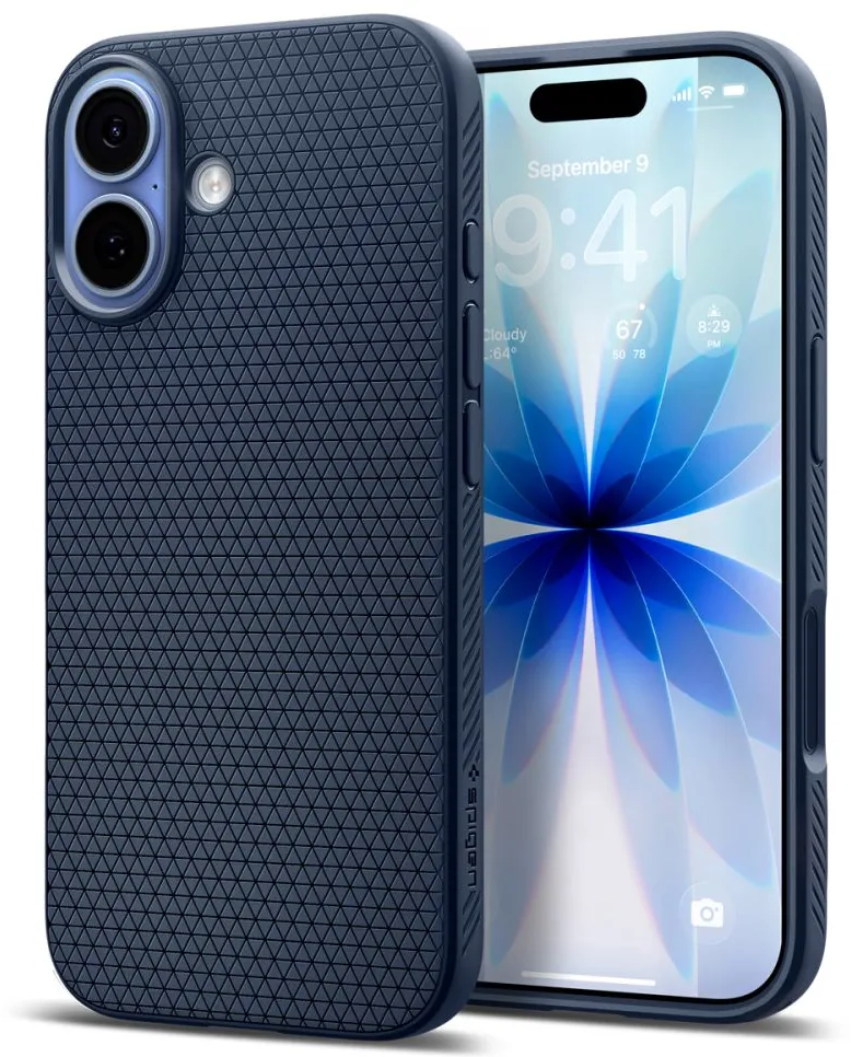 Spigen Liquid Air Case for iPhone 17 - Blue
