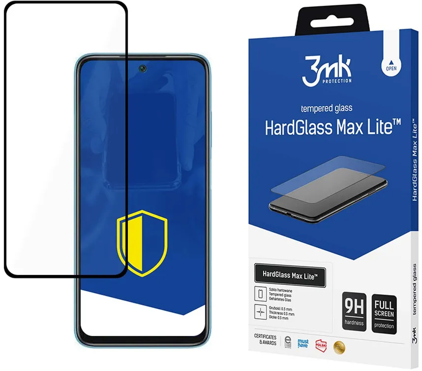 9H 3mk HardGlass Max Lite™ glass on Xiaomi Redmi 10 2022
