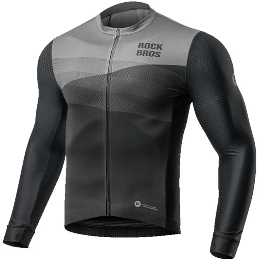 Rockbros 15120009003 Long Sleeve Cycling Jersey Spring/Summer L - Black