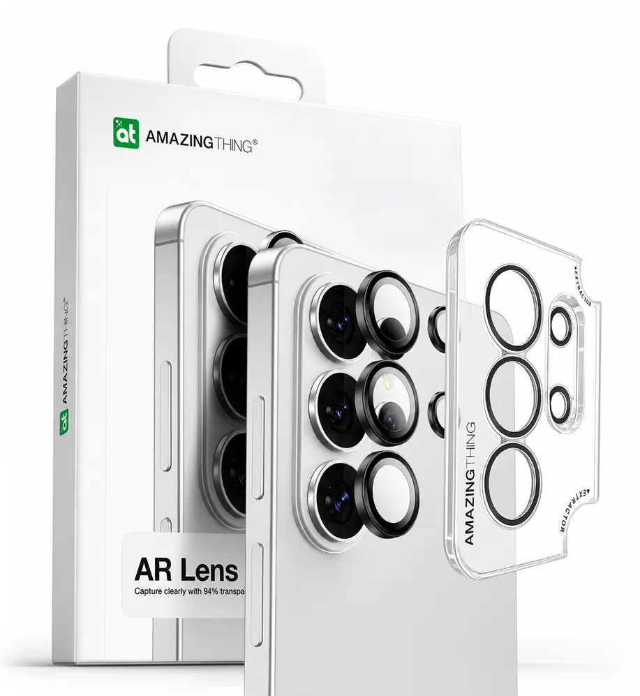 AmazingThing Radix AR Lens Glass for Samsung S26 Ultra Camera Lens - Black