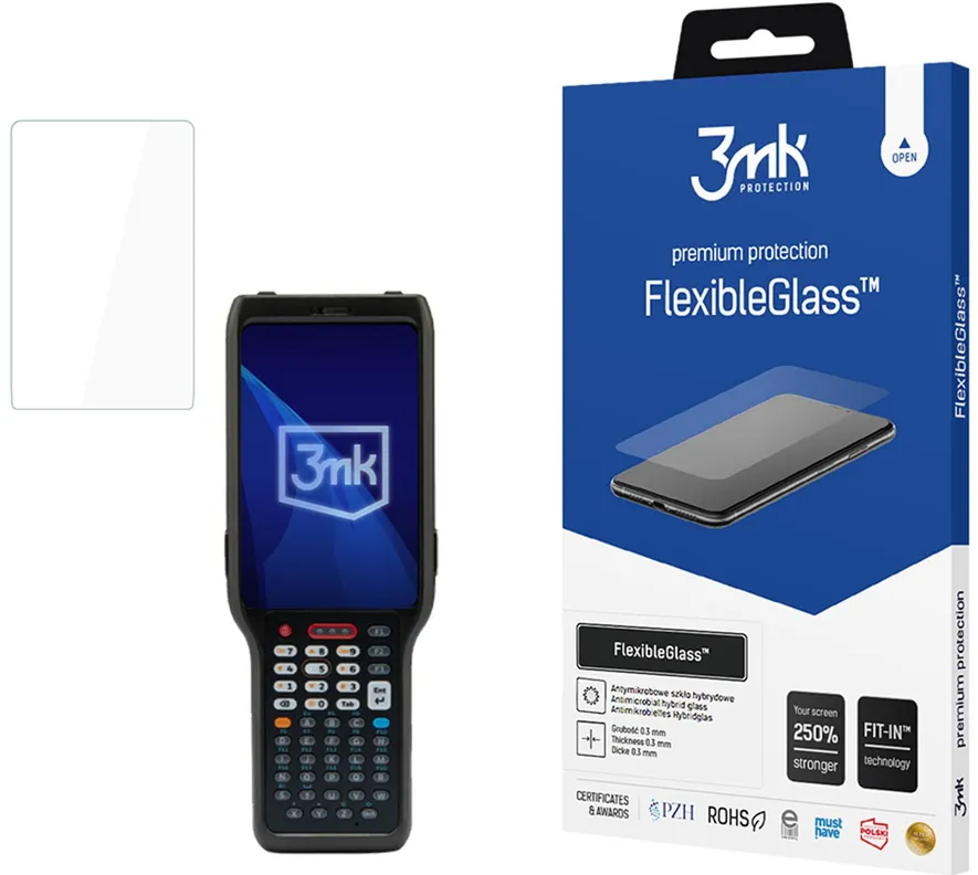 3mk FlexibleGlass hybrid glass on Honeywell CK62