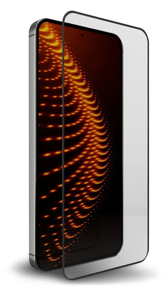 SBS Tempered Glass D3O with frame for Samsung Galaxy S25 / S24