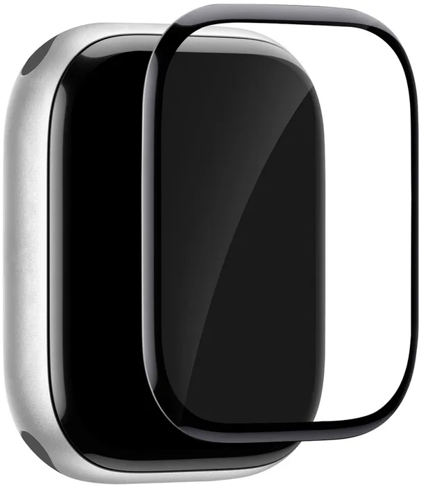 Puro Flexible Shield Protective Film with Applicator for Apple Watch 10/11 46mm - Black