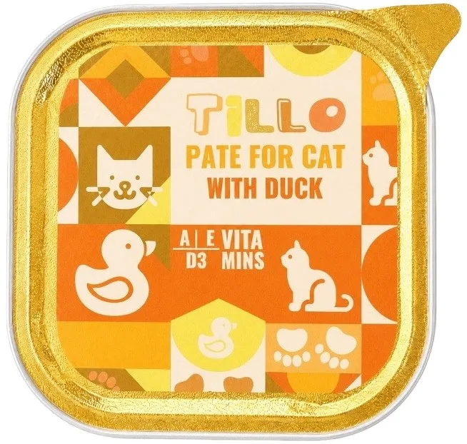 TILLO Pate Duck - wet cat food - 100g