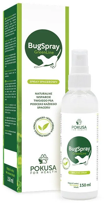 POKUSA GreenLine BugSpray - walking spray for dogs - 150 ml
