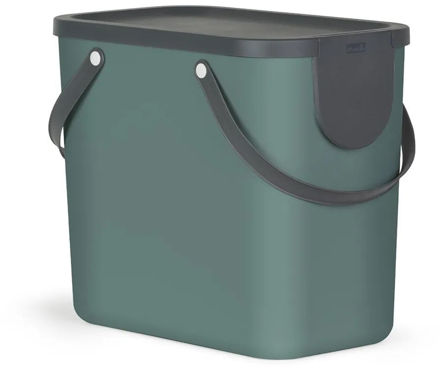 ROTHO Albula Dark green - waste sorting container - 25l