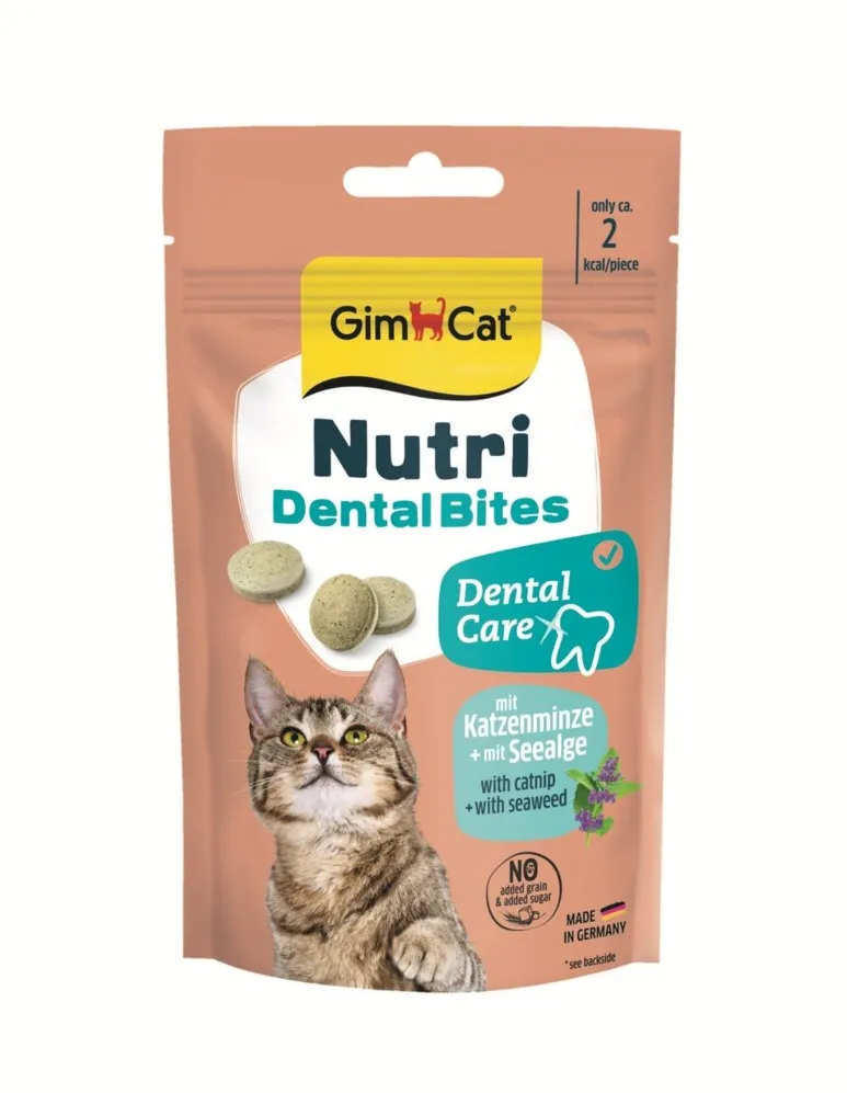 GIMCAT Nutri Dental Bites - cat treats - 40g