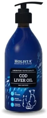 HOLISTA Cod liver oil - supplements for dogs and cats - 500ml