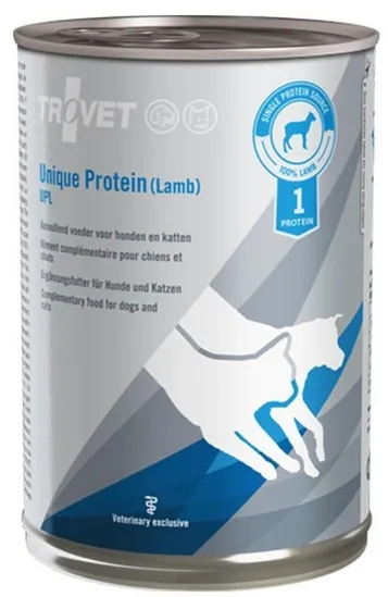 TROVET Unique Protein UPL with lamb - Wet dog and cat food - 400 g