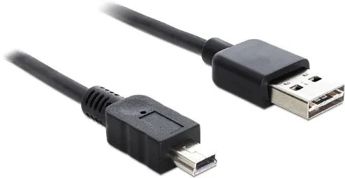 DELOCK USB Kabel A -> Mini-B St/St 3.00m sw Easy USB