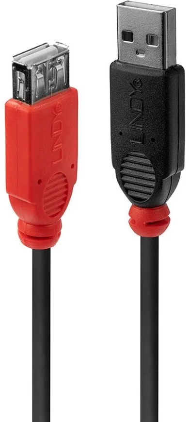 LINDY USB 2.0 Aktiv-Verlängerung Typ A/A Slim M/F 5m