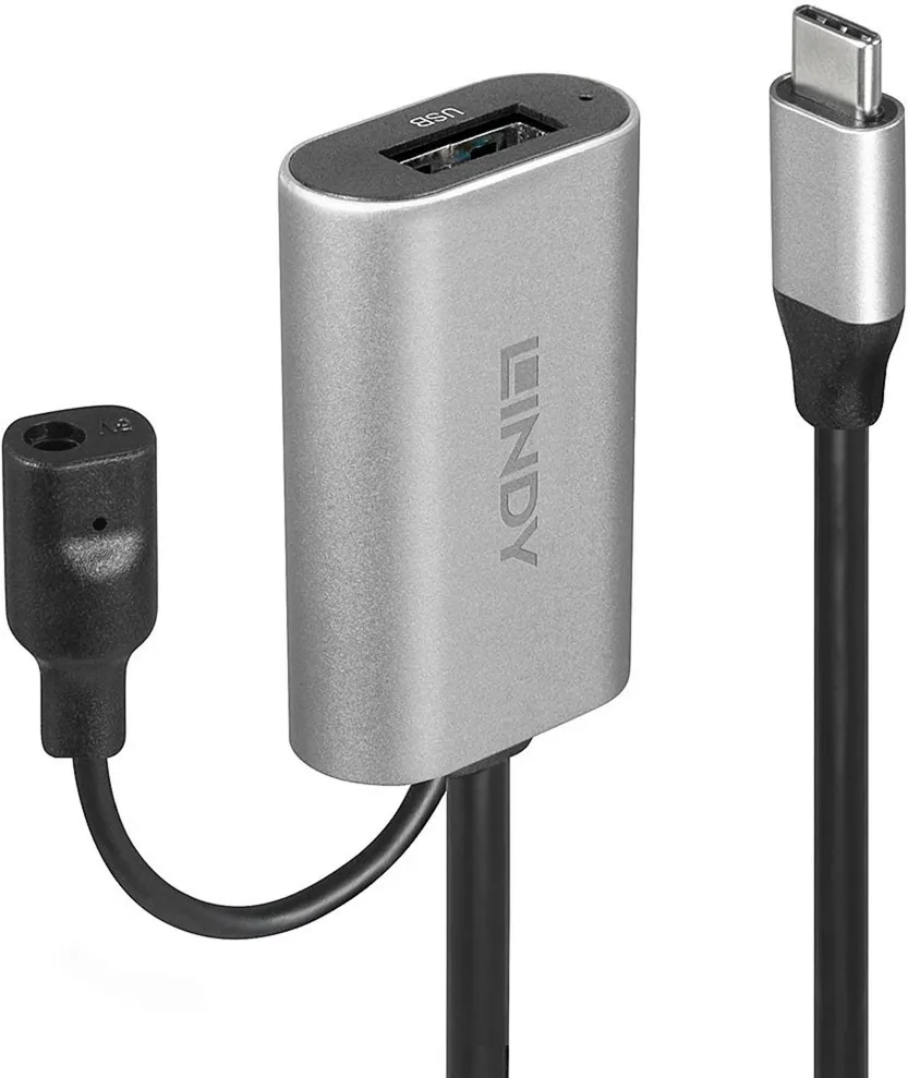 LINDY USB 3.1 Aktiv-Verlängerung Typ C/A M/F 5m