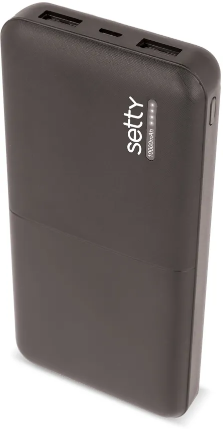 Setty power bank 10000 mAh SPB-10 black