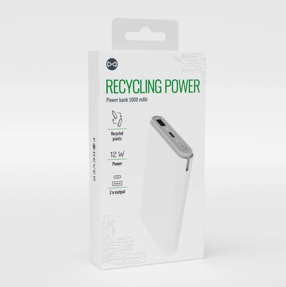 Forever recycling power bank 5000 mAh RPB-05-18,5