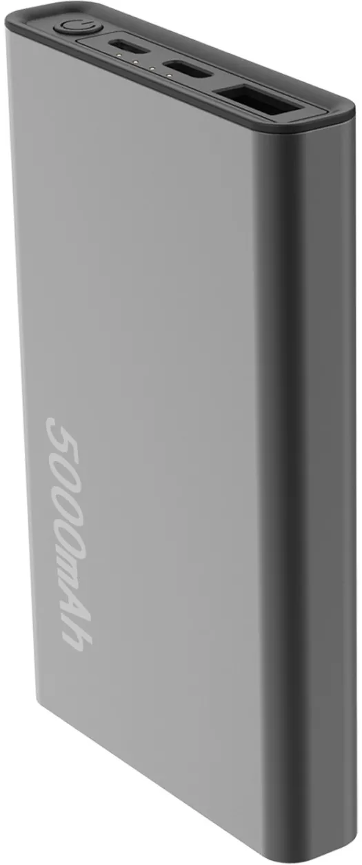 Setty Recycling power bank 5000 mAh 12W gray QRPB5-12-18