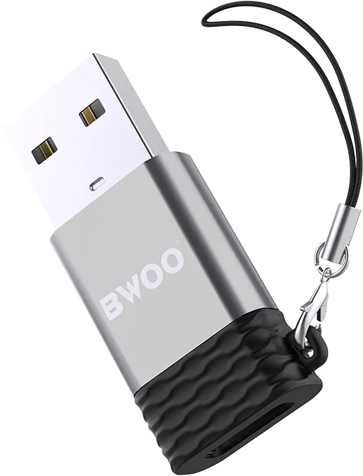 BWOO Adapter USB-C - USB Gray OTG BZ-38