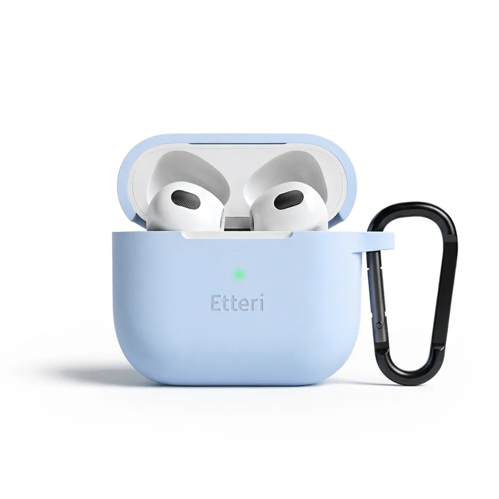 Etteri silicone case for AirPods 3 light blue
