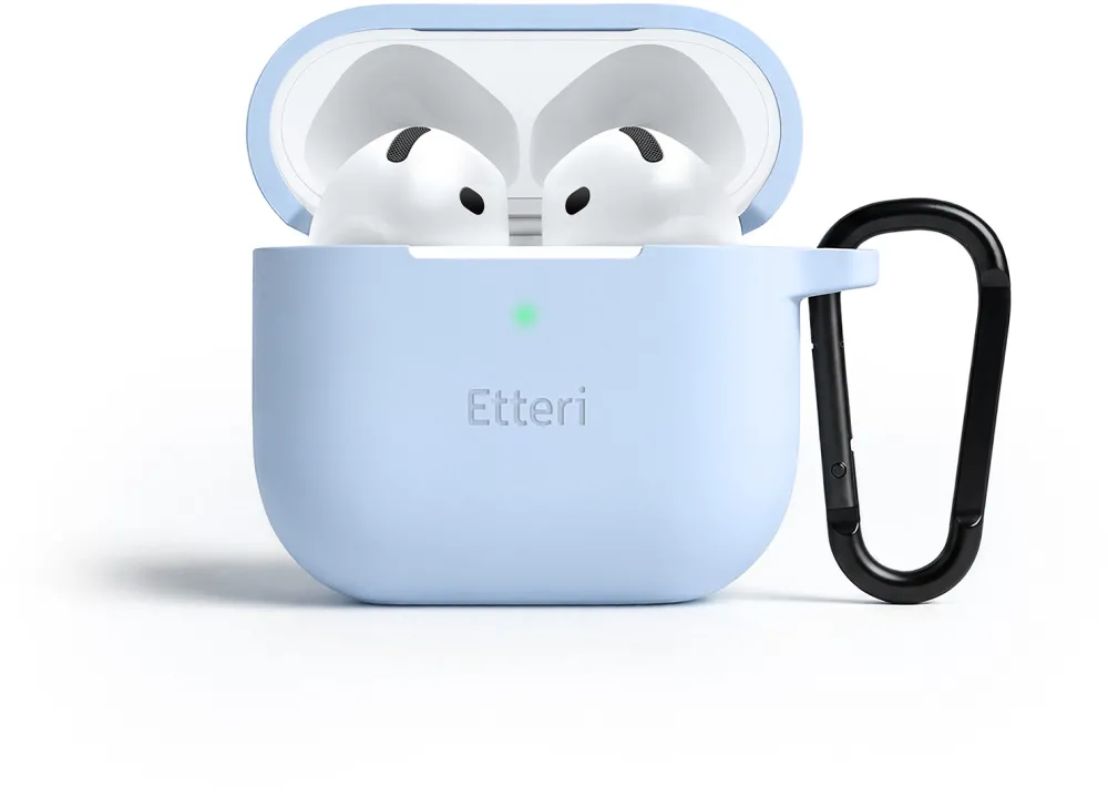 Etteri silicone case for AirPods 4 / AirPods 5 light blue