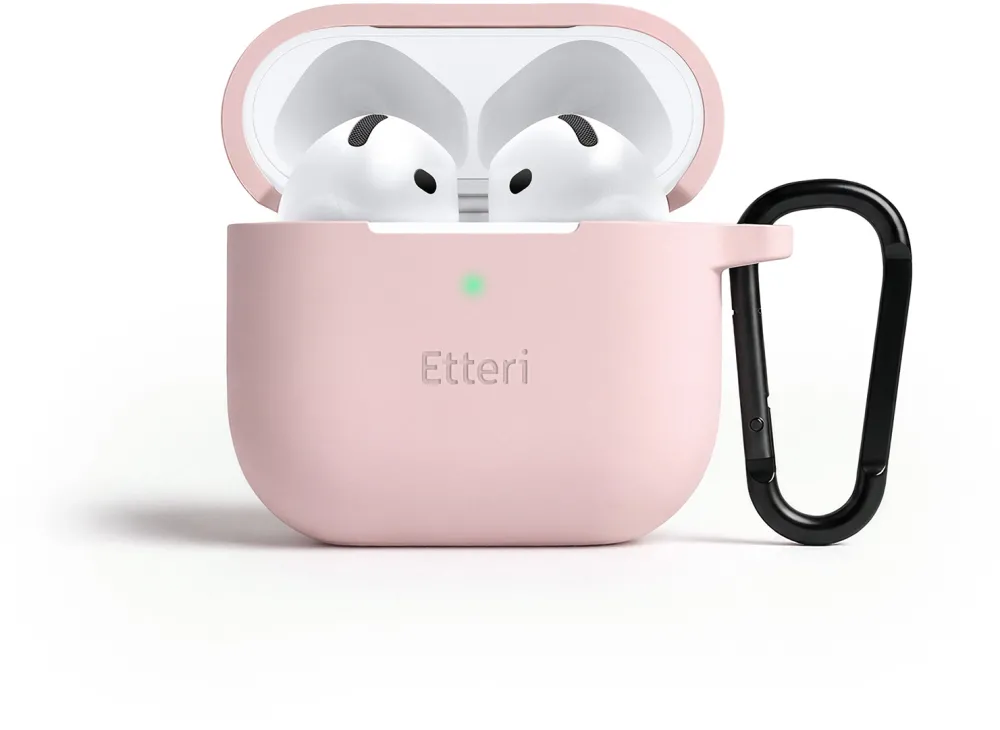 Etteri silicone case for AirPods 4 / AirPods 5 light pink
