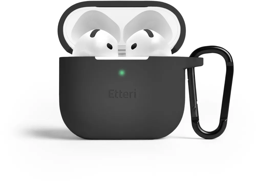 Etteri silicone case for AirPods 4 / AirPods 5 black