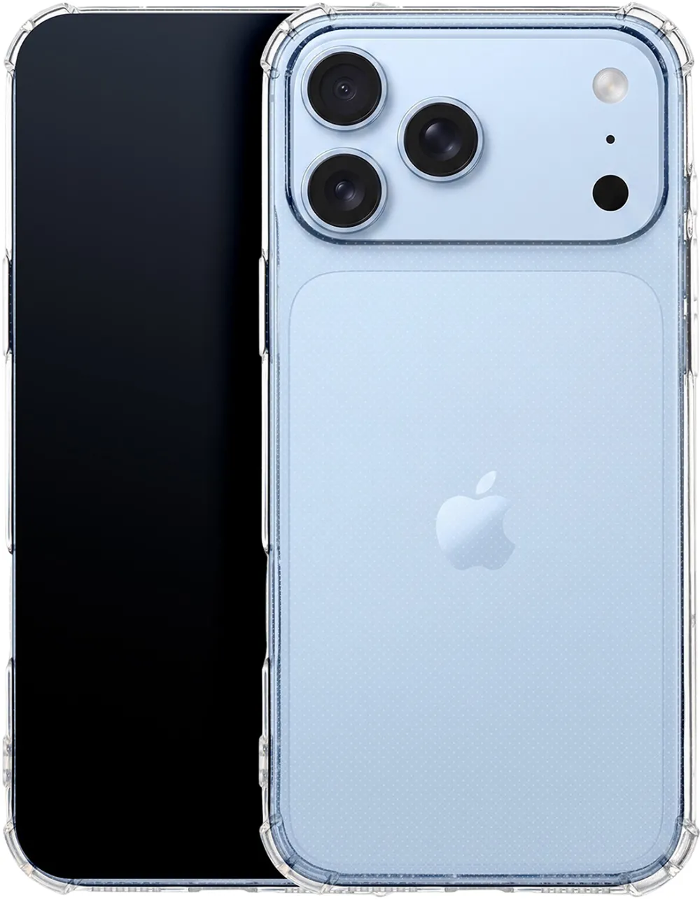 Anti Shock 1,5 mm case for iPhone 17 Pro Max 6,9" / iPhone 18 Pro Max 6,9" transparent big hole