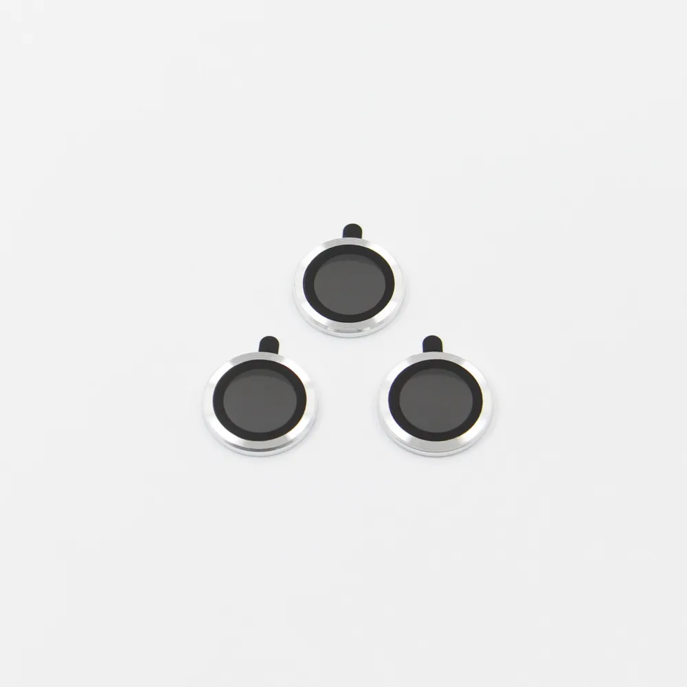 Set of lens glasses for iPhone 17 Pro silver