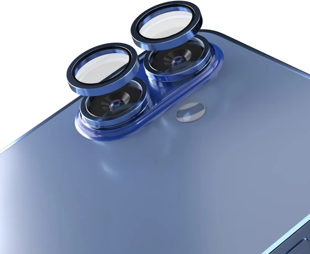 Etteri camera lens protector for iPhone 16 / 16 Plus blue
