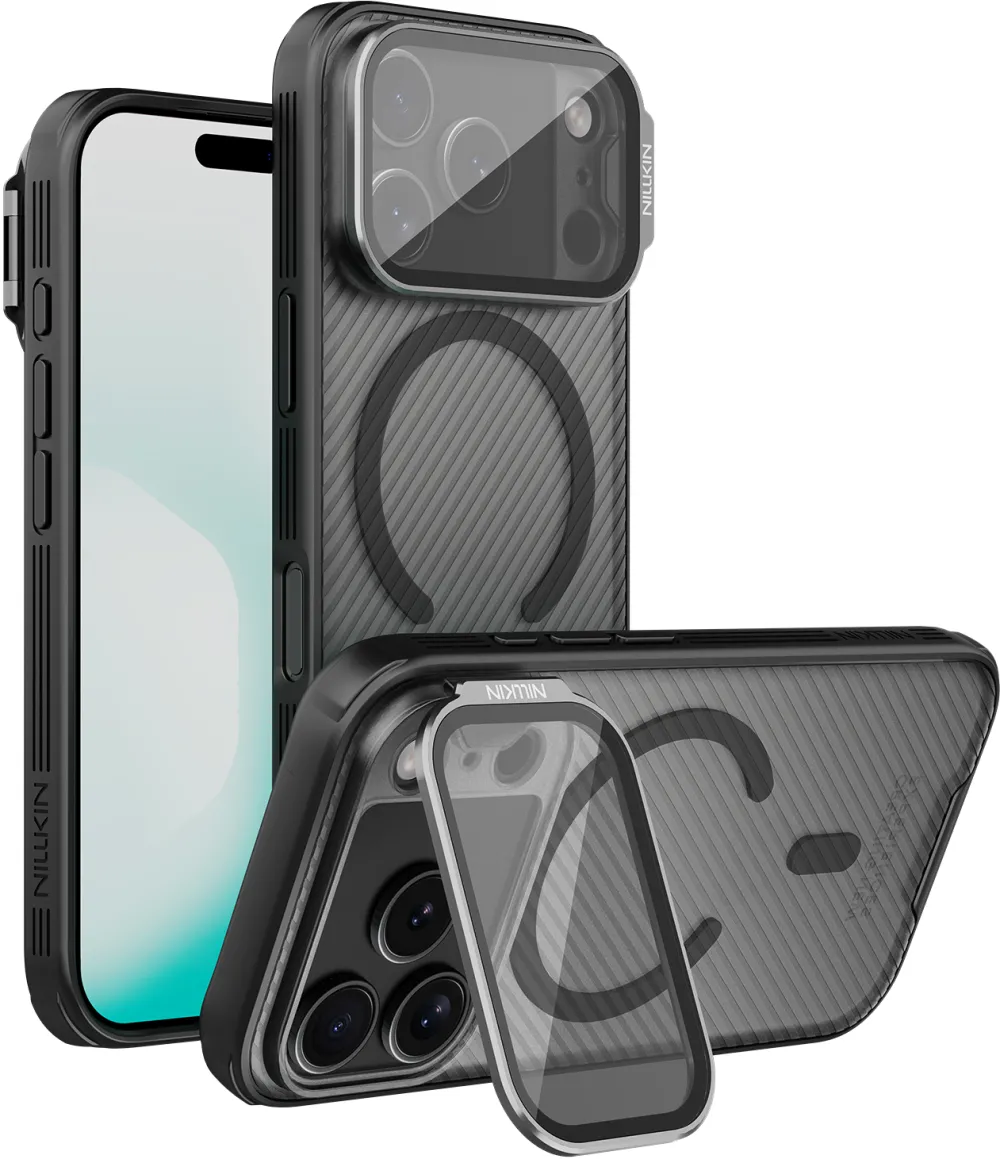 NILLKIN CAMSHIELD PROP MAGNETIC CASE IPHONE 17 PRO / IPHONE 18 PRO, BLACK / CZARNY