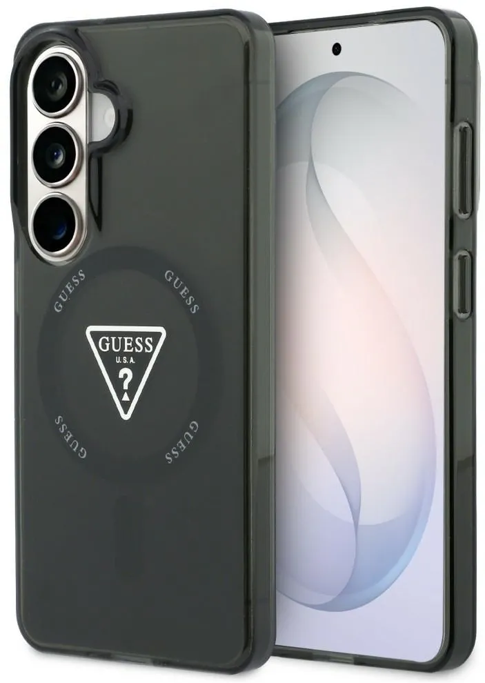 Guess case IML Gradient Triangle MagSafe for Samsung Galaxy S26 black