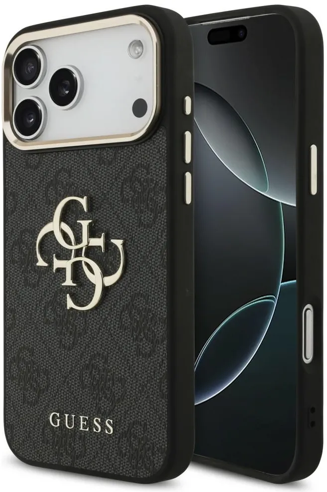Guess  4G Big 4G Classic Logo case for iPhone 18 Pro Max / iPhone 17 Pro Max black