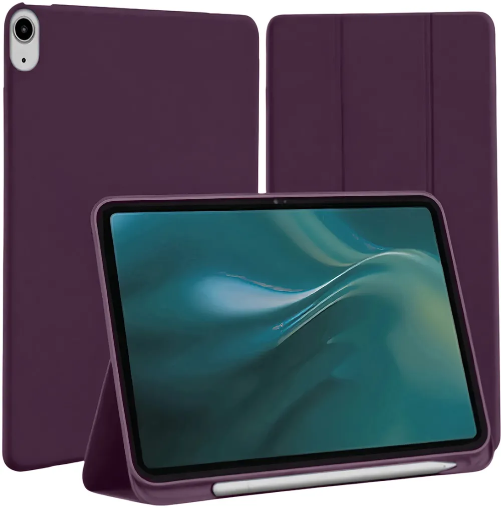 Etteri case for Apple iPad 10 2022 10.9'' / iPad 11 A16 2025 / iPad 12 A19 2026 11'' dark cherry
