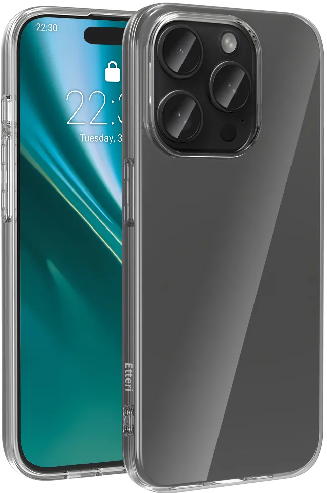 Etteri Clear case for iPhone 15 Pro Max 6,7"