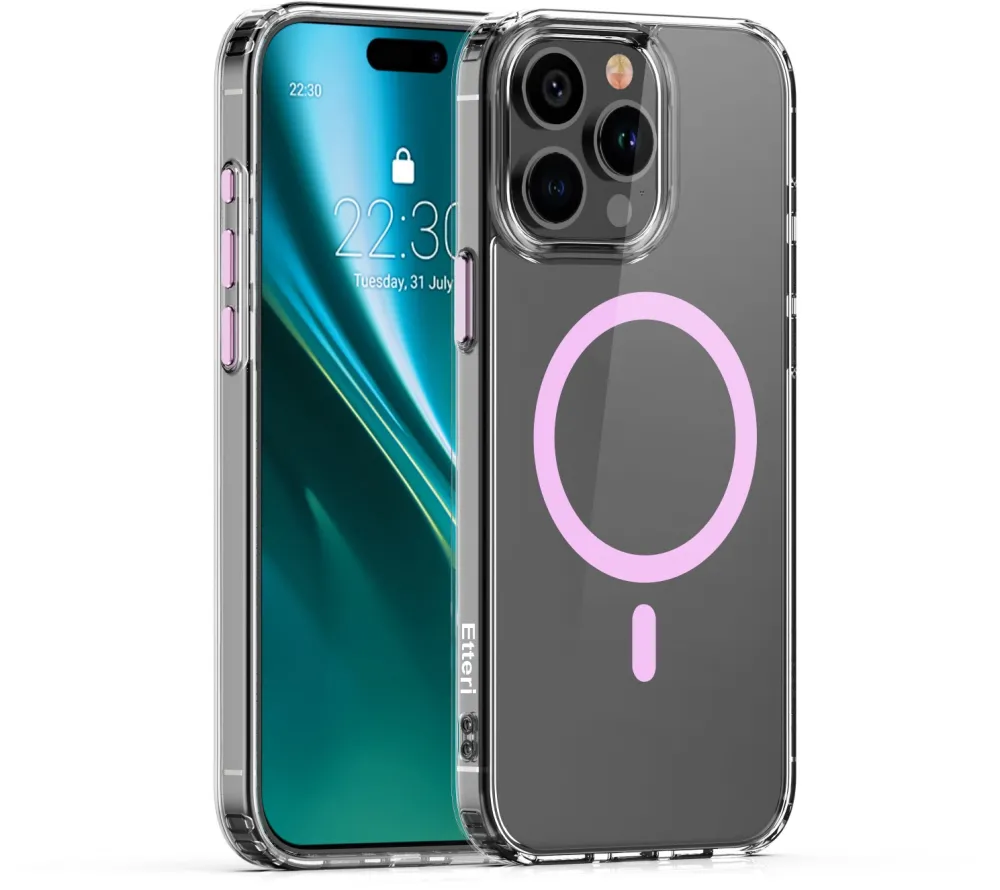 Etteri Color Mag case for iPhone 12 / 12 Pro 6,1" pink