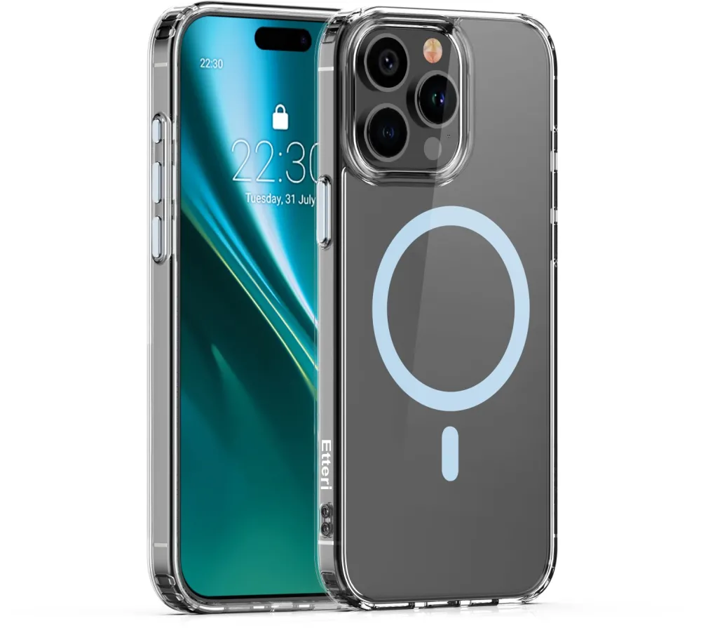 Etteri Color Mag case for iPhone 12 / 12 Pro 6,1" light blue