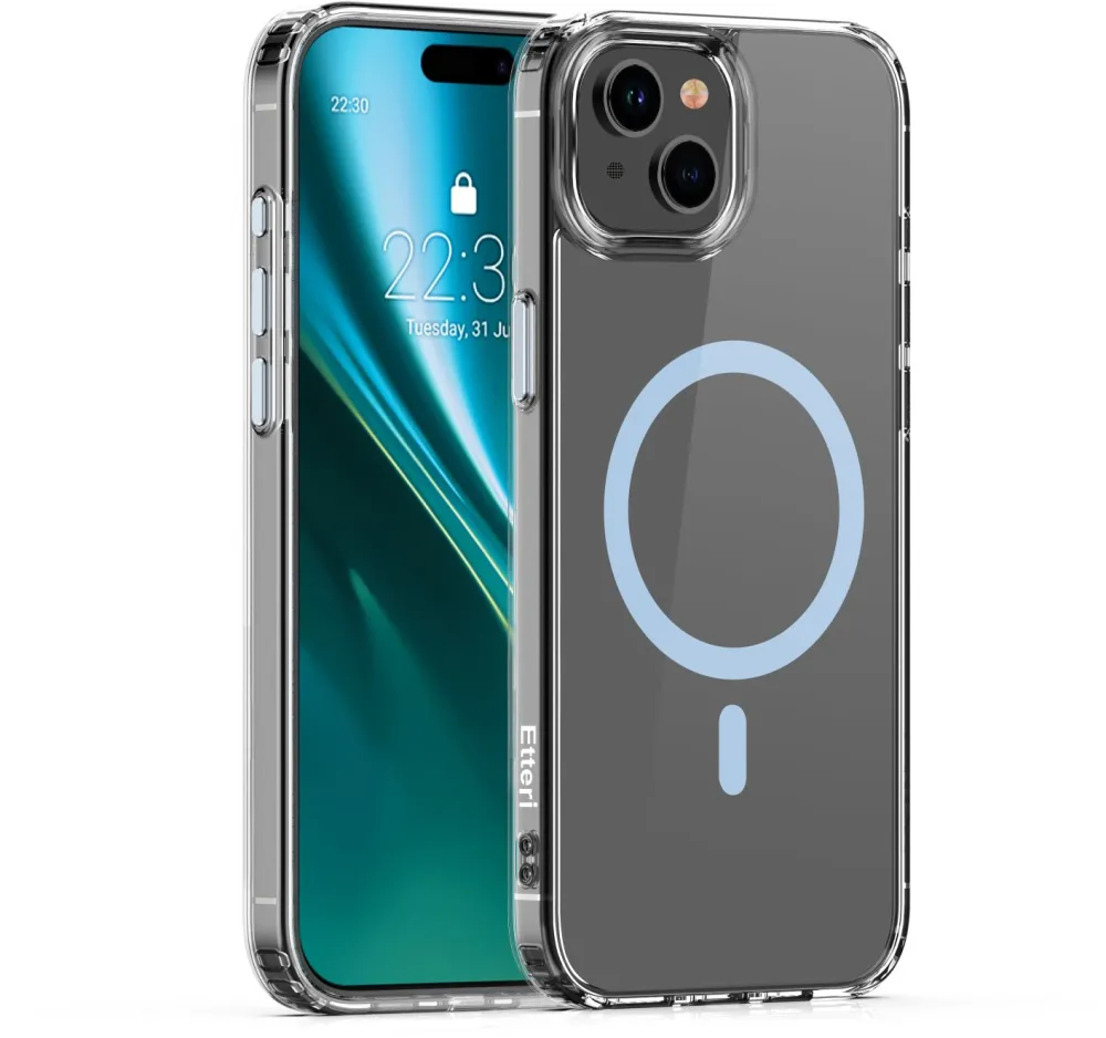 Etteri Color Mag case for iPhone 15 6,1" light blue