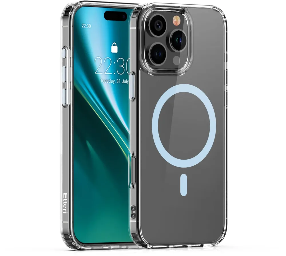 Etteri Color Mag case for iPhone 16 Pro Max 6,9" light blue