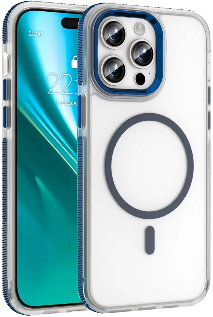 Etteri Icy Mag case for iPhone 14 Pro 6,1" blue