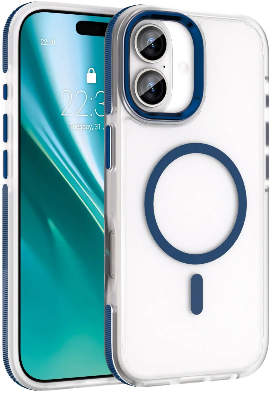 Etteri Icy Mag case for iPhone 17 blue