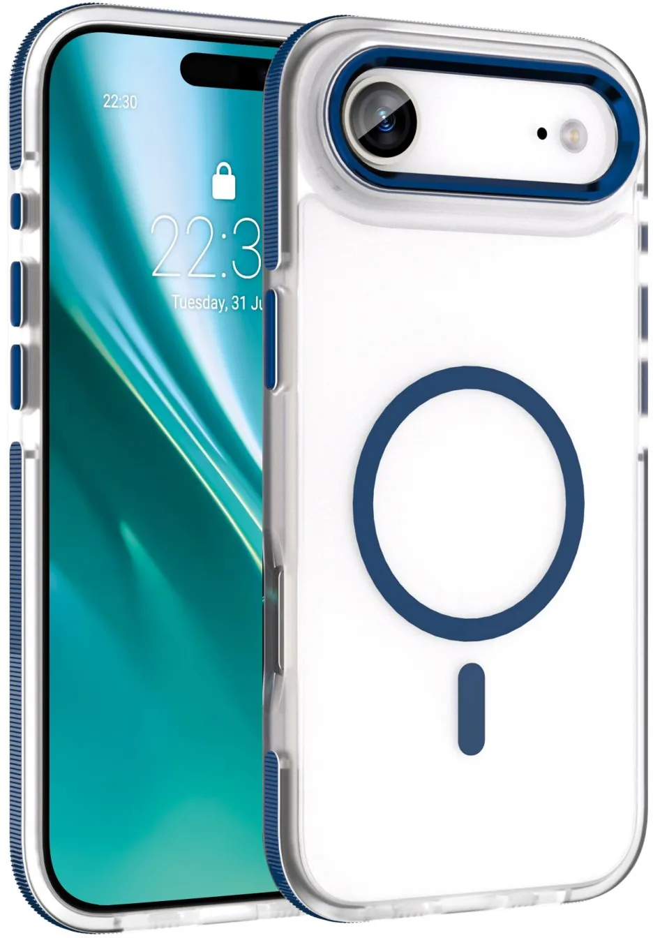 Etteri Icy Mag case for iPhone 17 Air blue